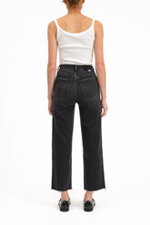 Pleaser Wide Leg Crop Jean - Twilight